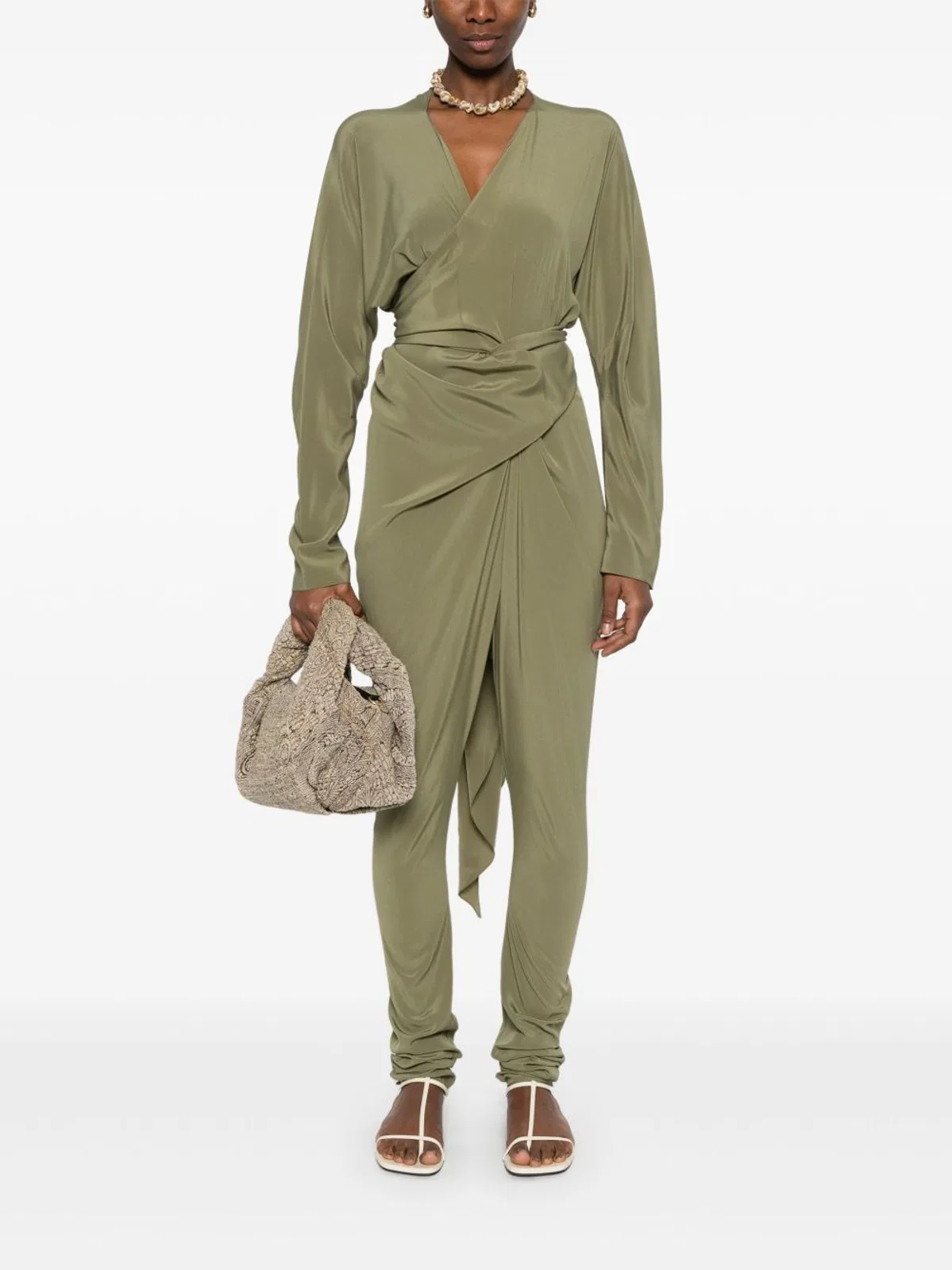 Cortana Serp Silk Jumpsuit