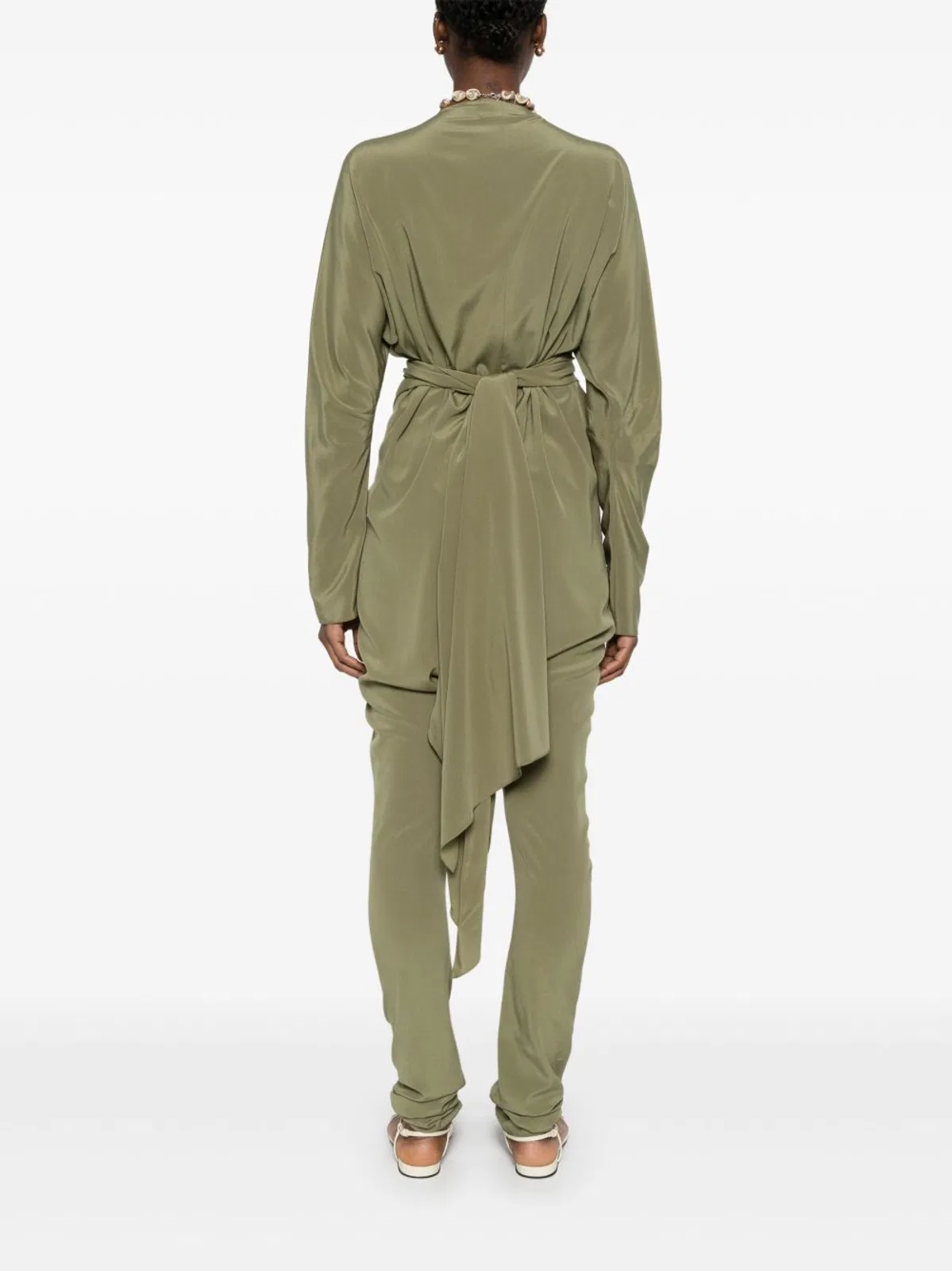 Cortana Serp Silk Jumpsuit
