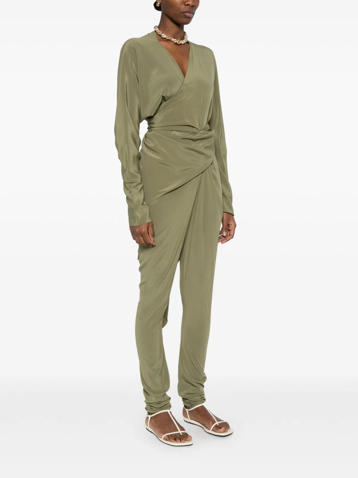 Cortana Serp Silk Jumpsuit