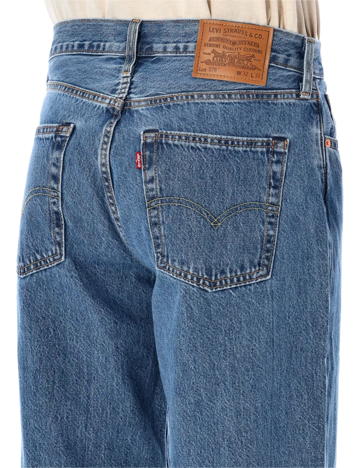 Levi's Blue Denim 578 Baggy Jeans
