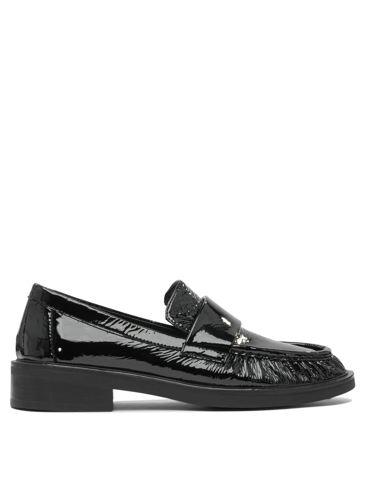 Strategia Black Rubber Sandals