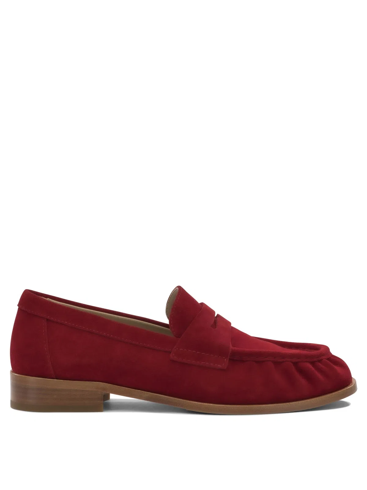 Strategia Leather Red Loafers