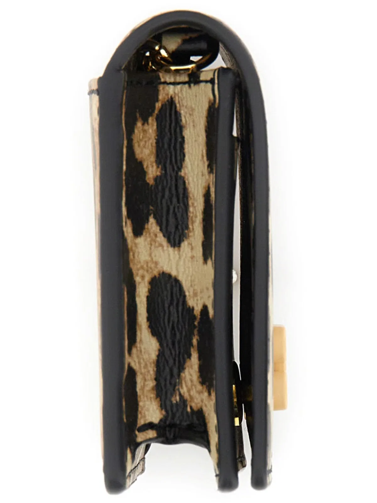 Ganni Bou Leopard Leather Wallet