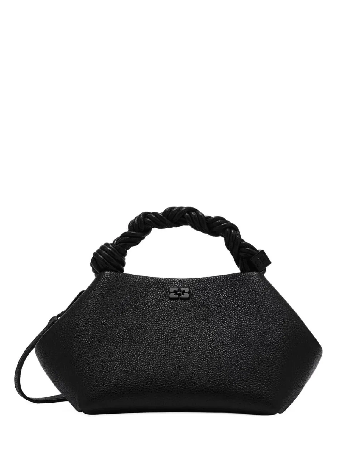 Ganni Compact Bou Tote Bag With Twisted Handle