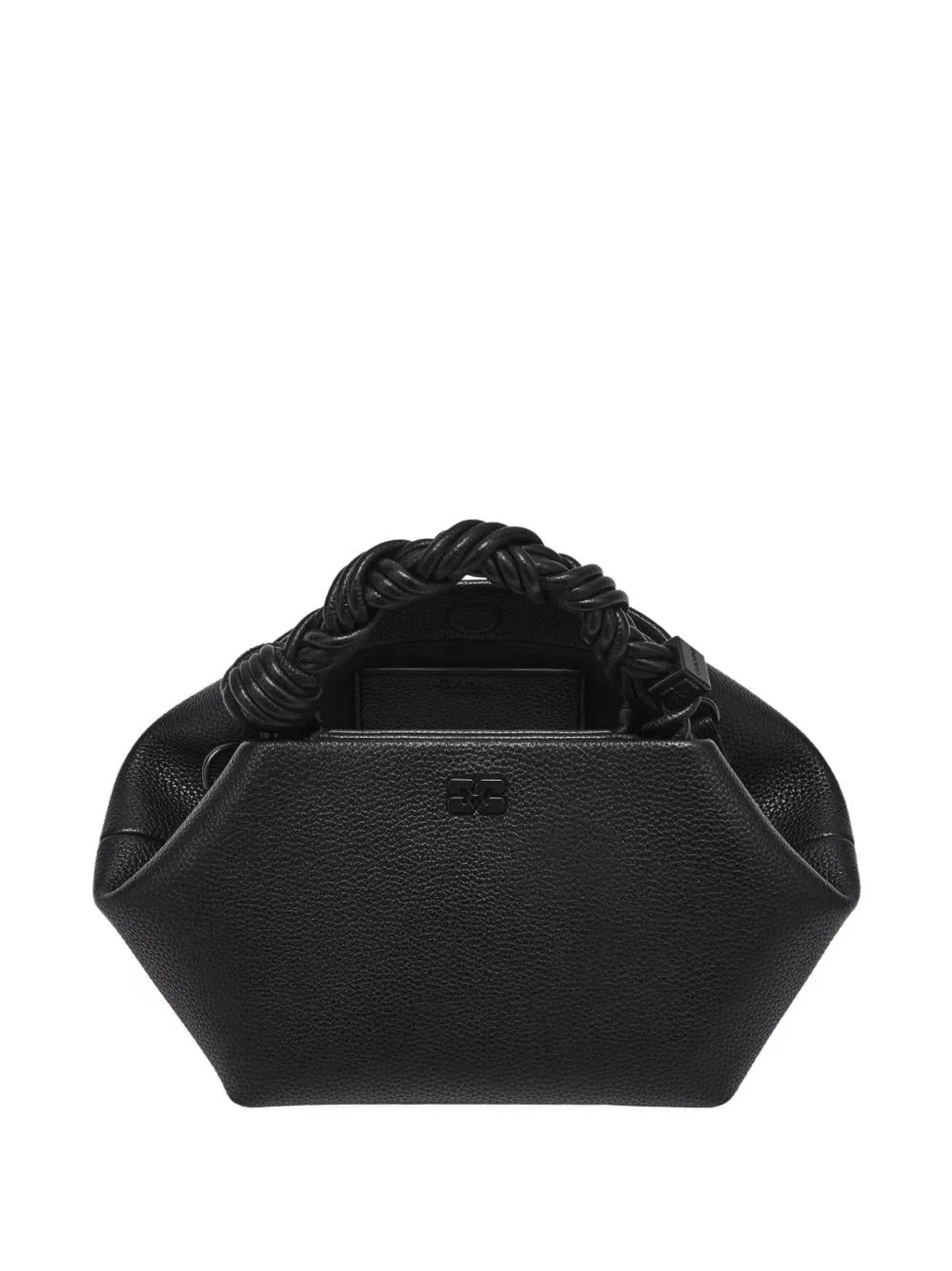Ganni Compact Bou Tote Bag With Twisted Handle