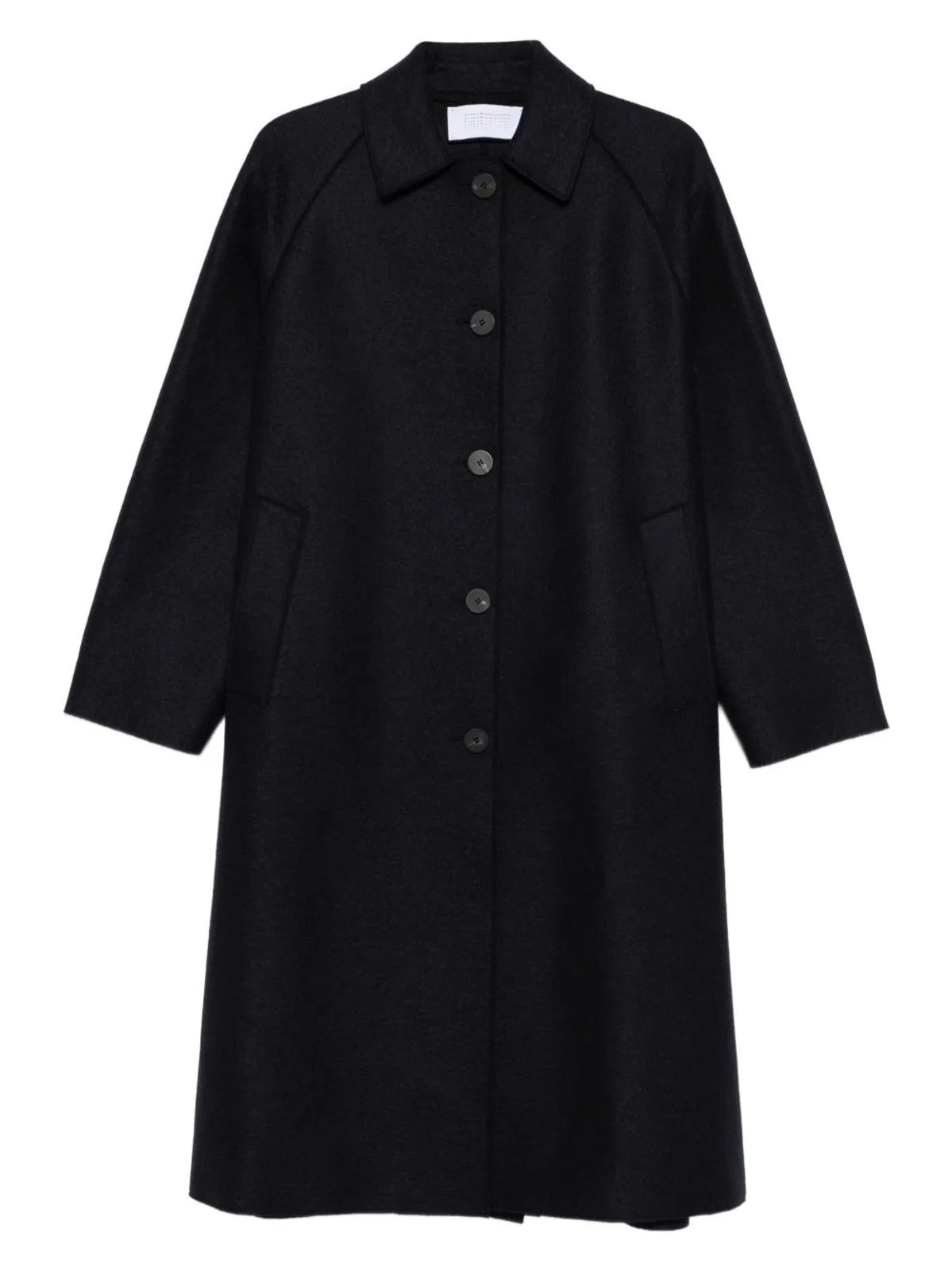 Harris Wharf London Wool Single-Breasted Coat