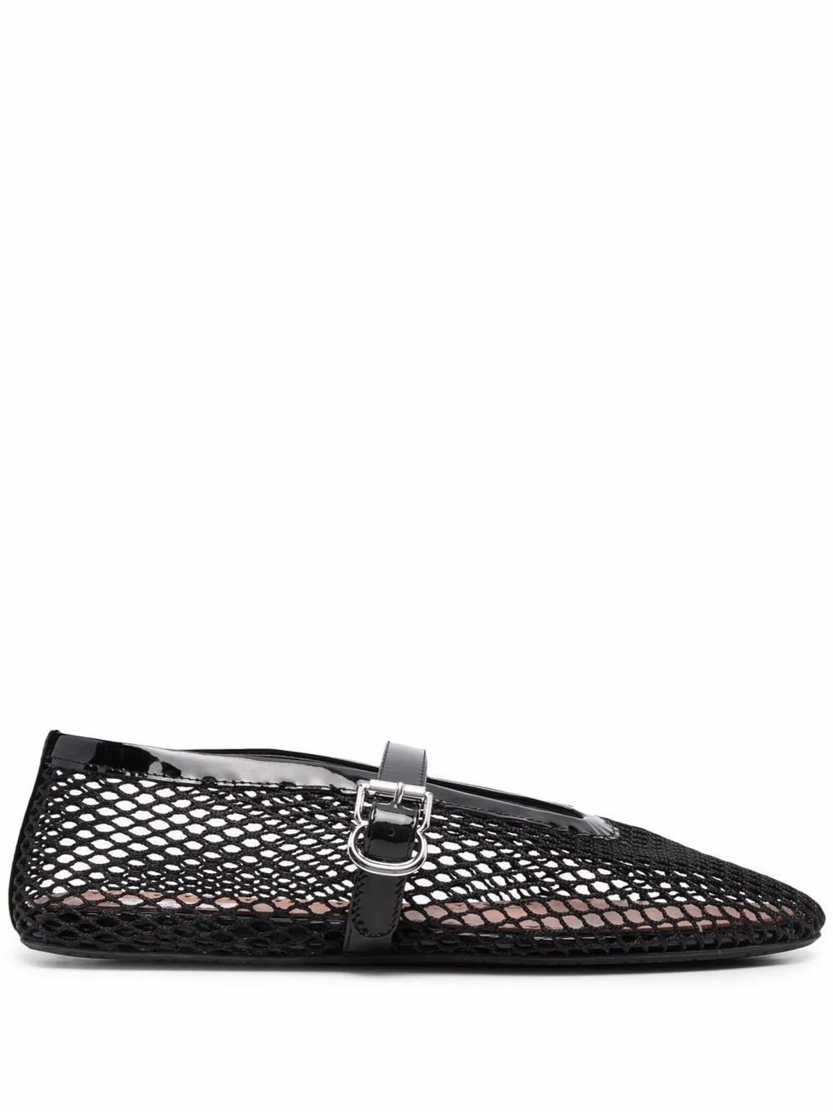 Alaïa Alaia Fishnet Ballet Flats