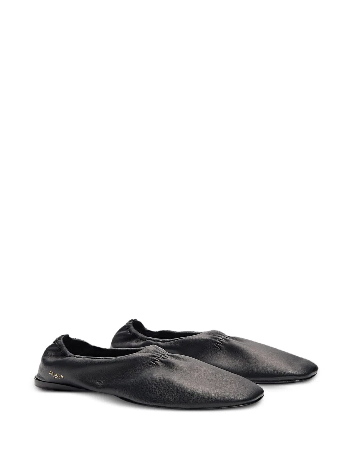 Alaïa Alaia Supple Slippers In Leather
