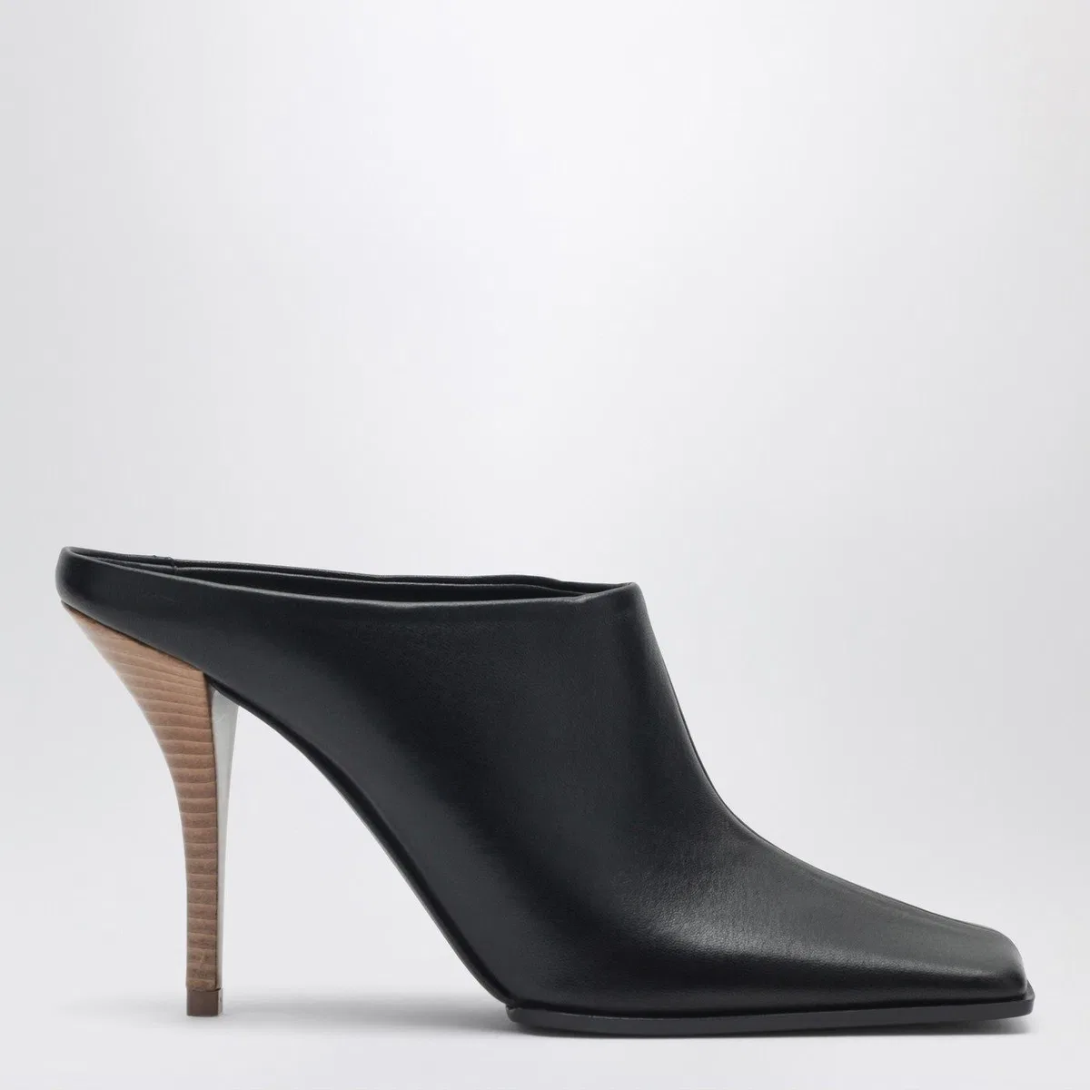 Alaïa Alaia Black Square Leather Mules