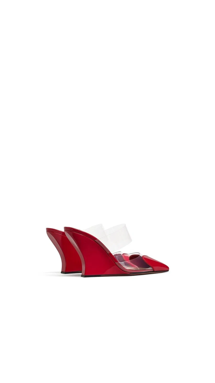 Alaïa Alaia Red Heart Wedge Mules