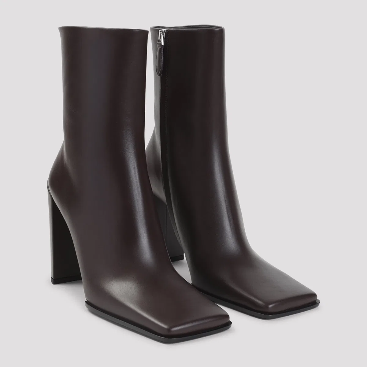 Alaïa Alaia Brown 90 Lamb Leather Ankle Boots