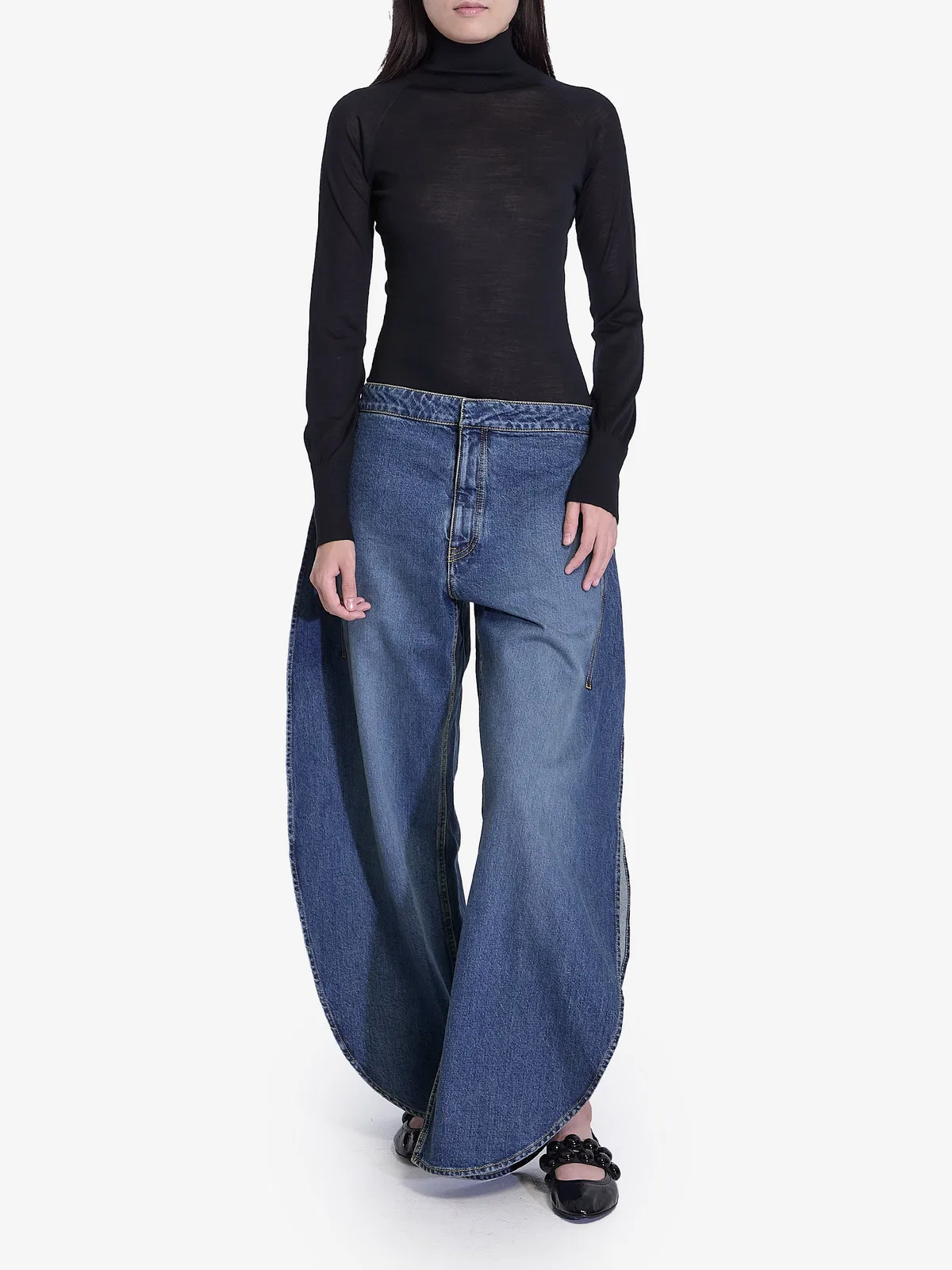 Alaïa Alaia Bodysuit By Alaïa In Fine Wool