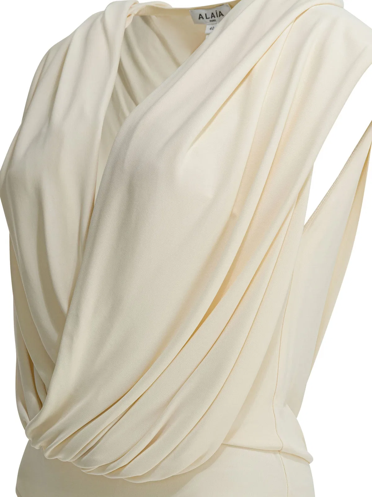 Alaïa Alaia Draped Bodysuit With Hood