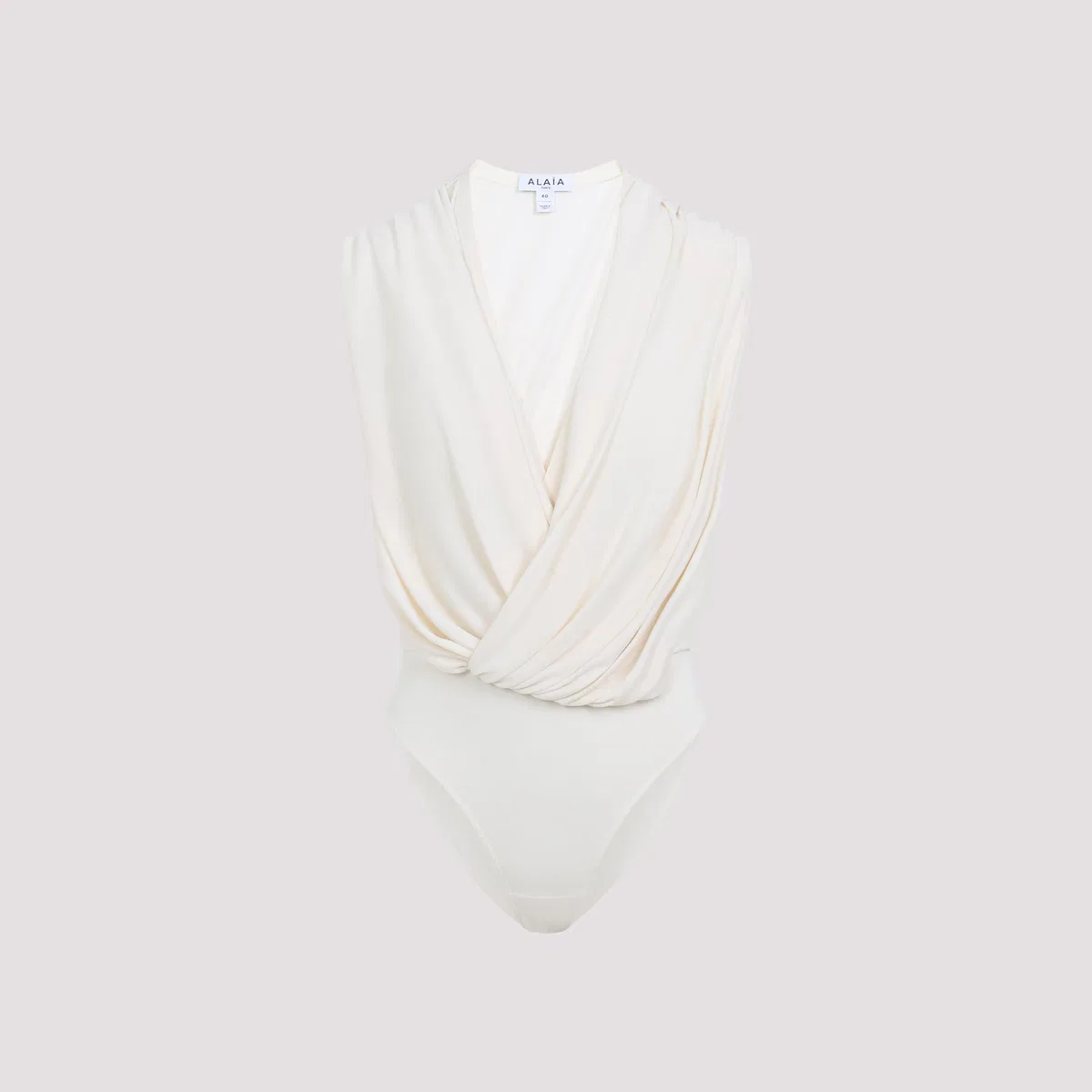 Alaïa Alaia Sm Natural Hooded Bodysuit