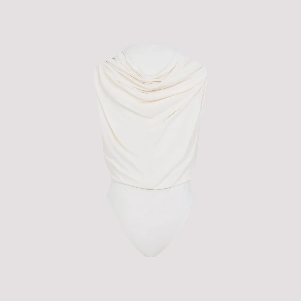 Alaïa Alaia Sm Natural Hooded Bodysuit