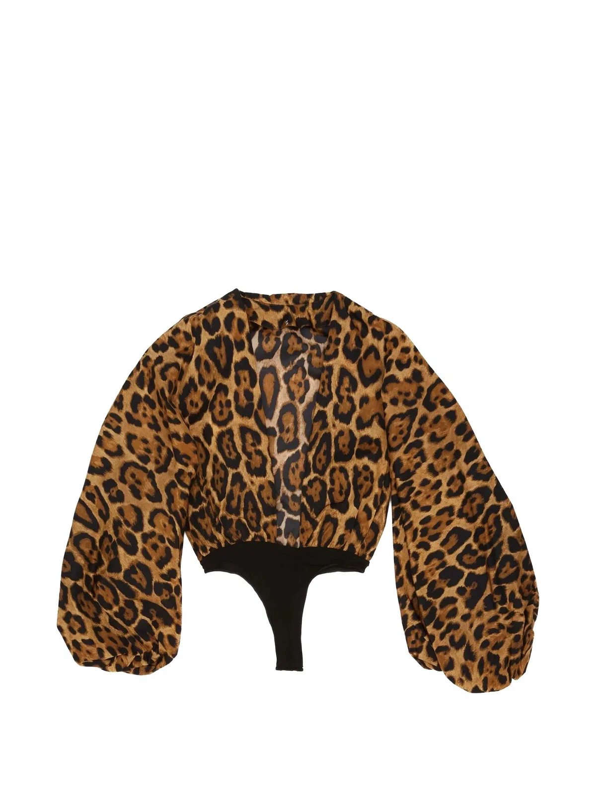 Alaïa Alaia Leopard-Print Backless Bodysuit