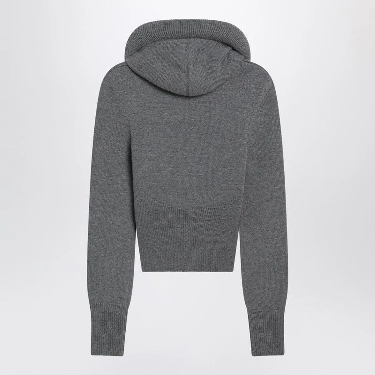 Alaïa Alaia Gray Wool Hoodie