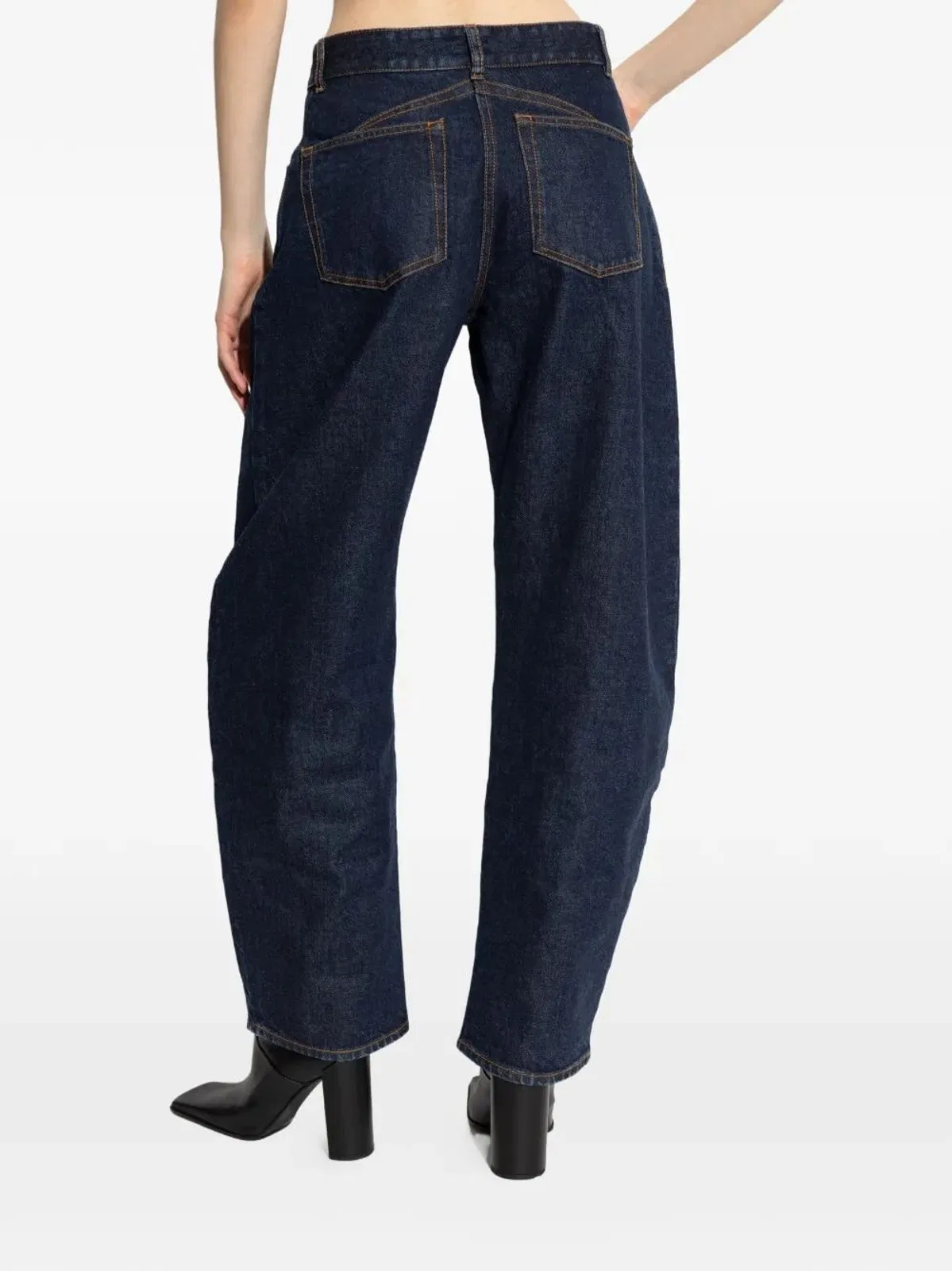 Alaïa Alaia Dark Blue Balloon Leg Jeans