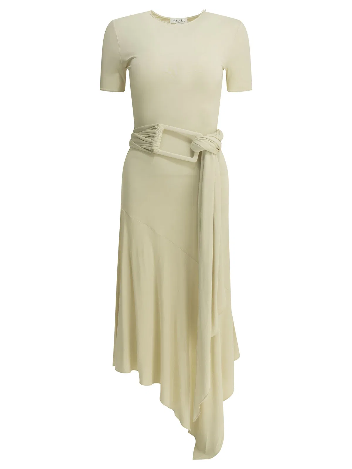 Alaïa Alaia Draped Midi Dress