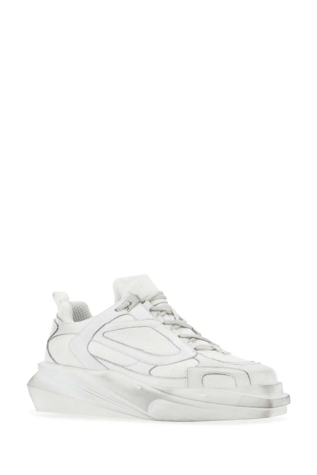 1017 Alyx 9SM White Leather Hiking Sneakers