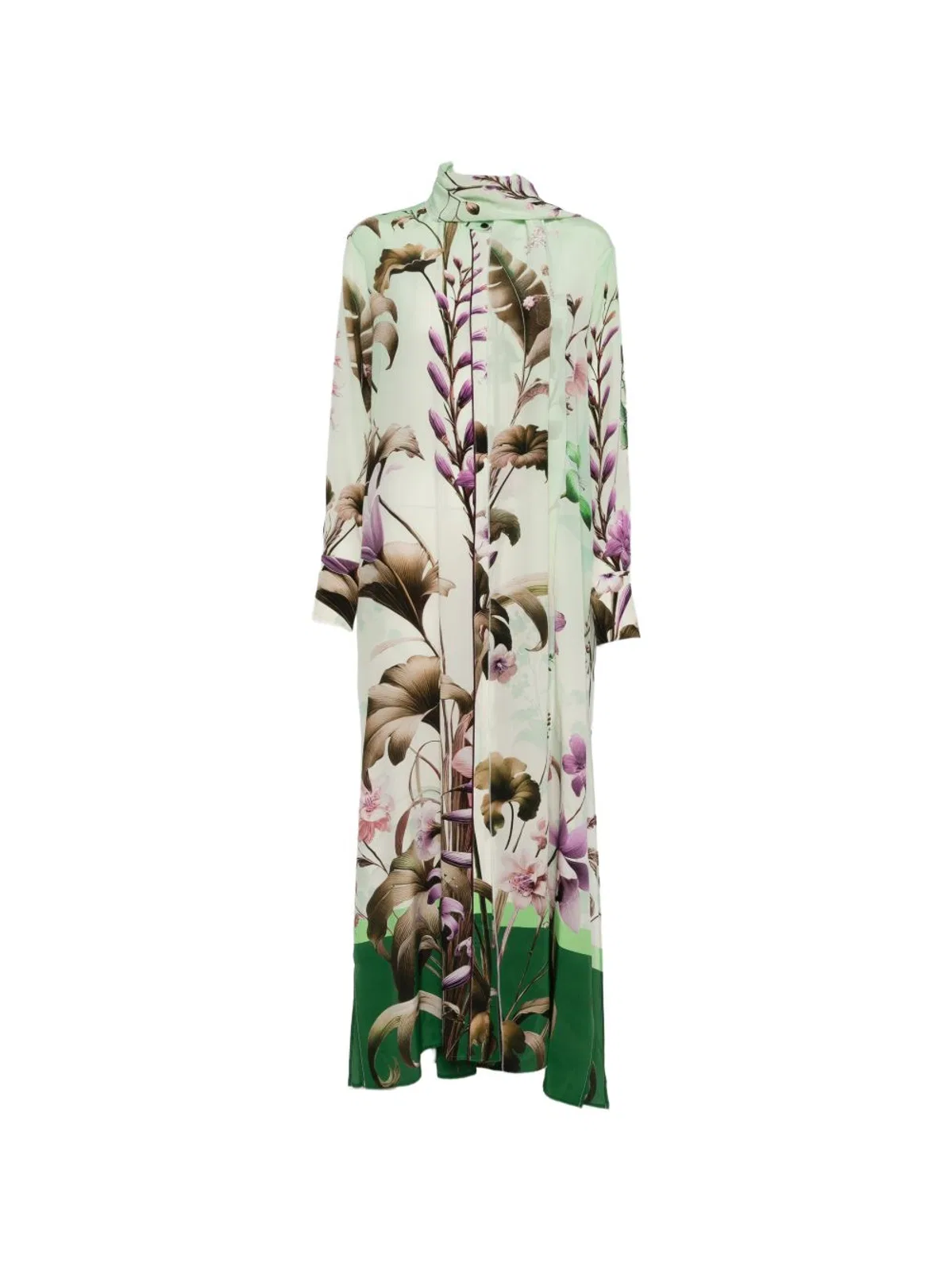 F.R.S For Restless Sleepers Printed Silk Dress