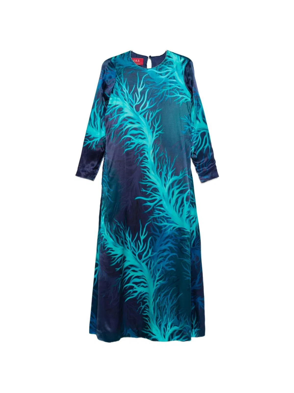 F.R.S For Restless Sleepers Printed Silk Dress