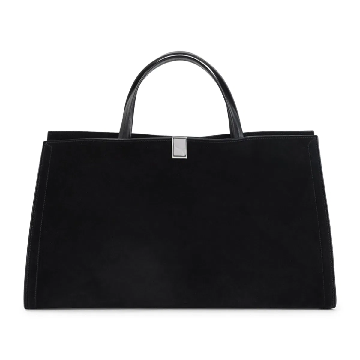 Phoebe Philo Black Kit Cabas Medium Suede Leather Sho