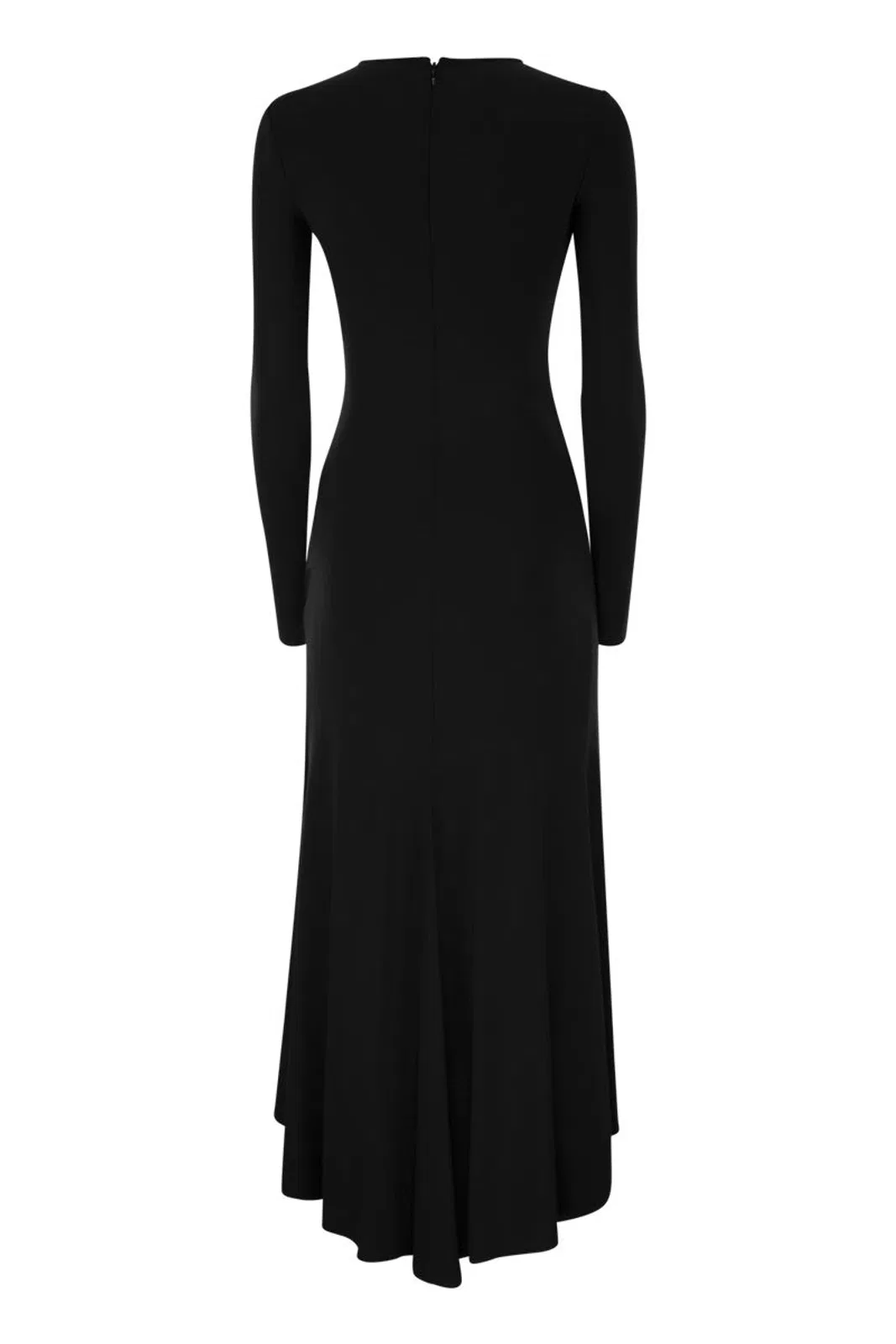 Elisabetta Franchi Crรชpe Jersey Dress With Jewel Detail