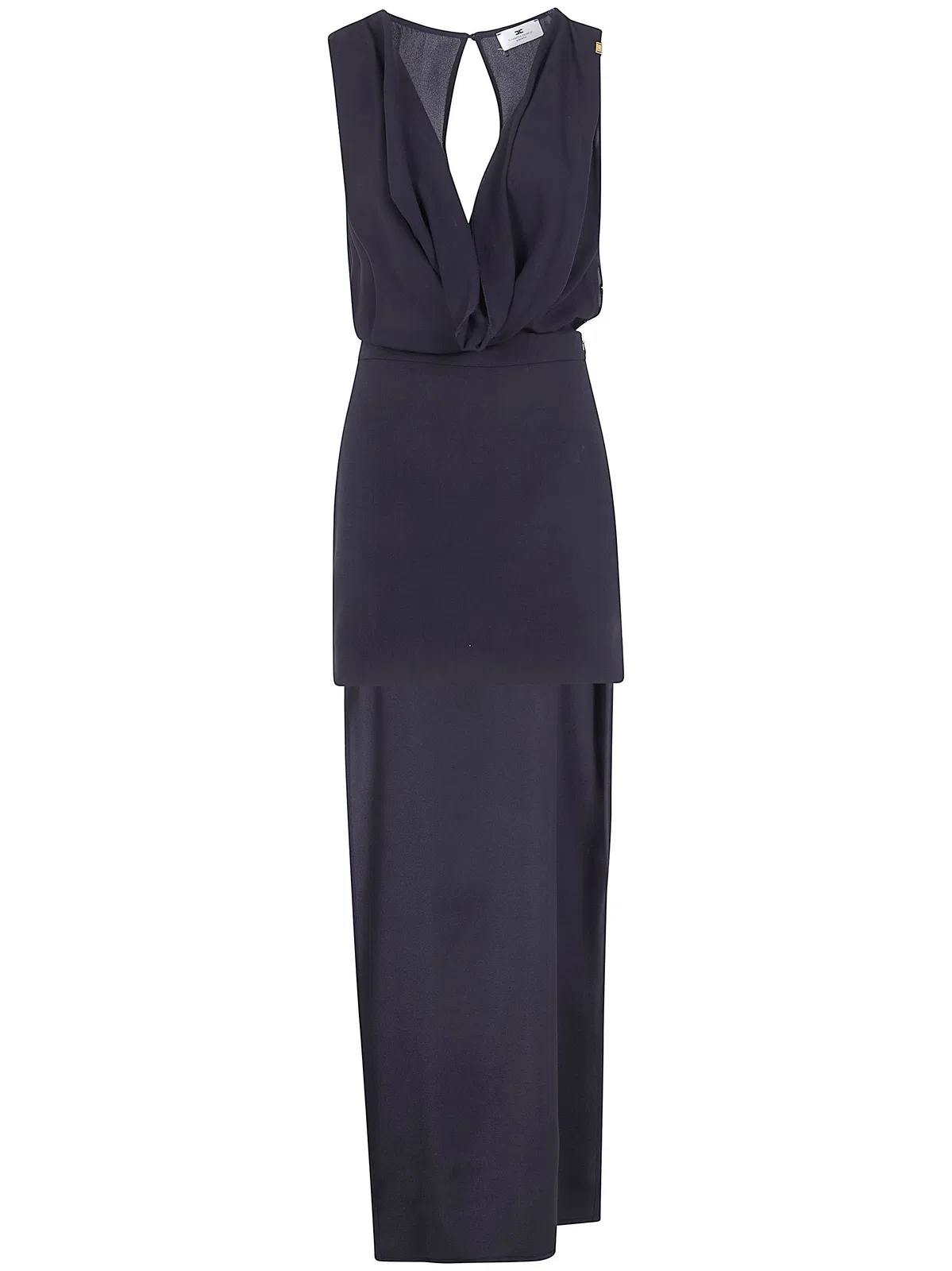 Elisabetta Franchi Asymetrical Long Dress