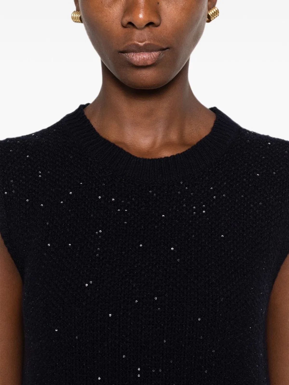 Fabiana Filippi Wool Blend Short Dress