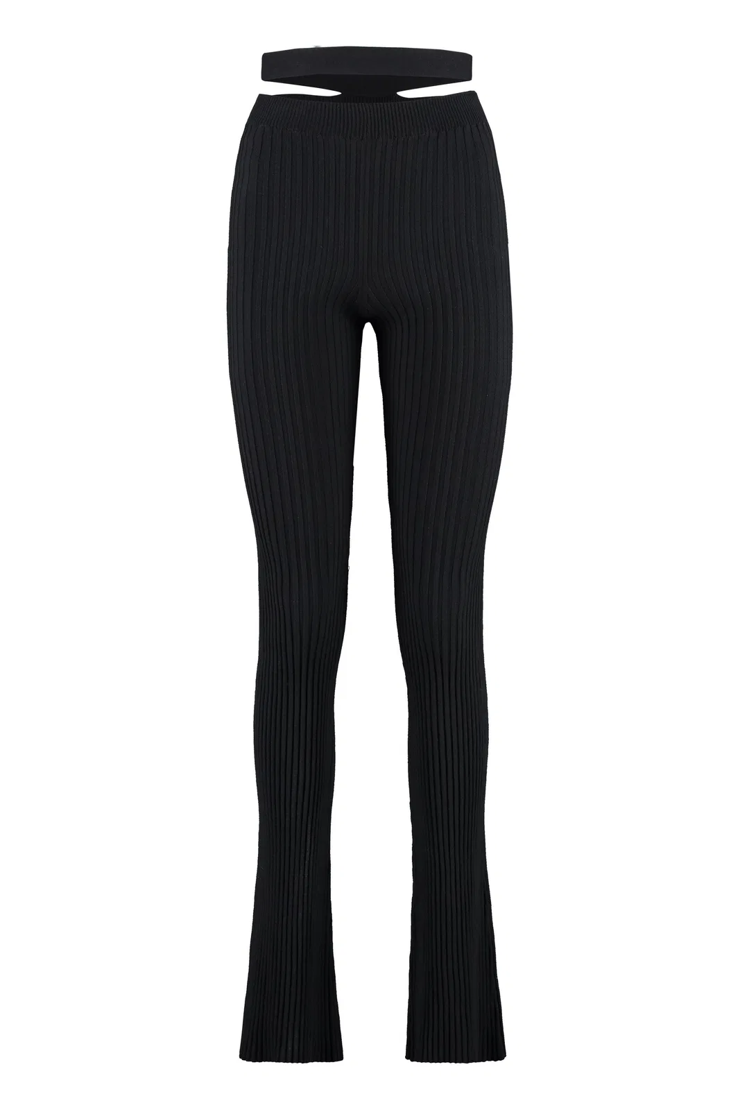 Andreādamo Andreadamo Ribs Knitted Trousers