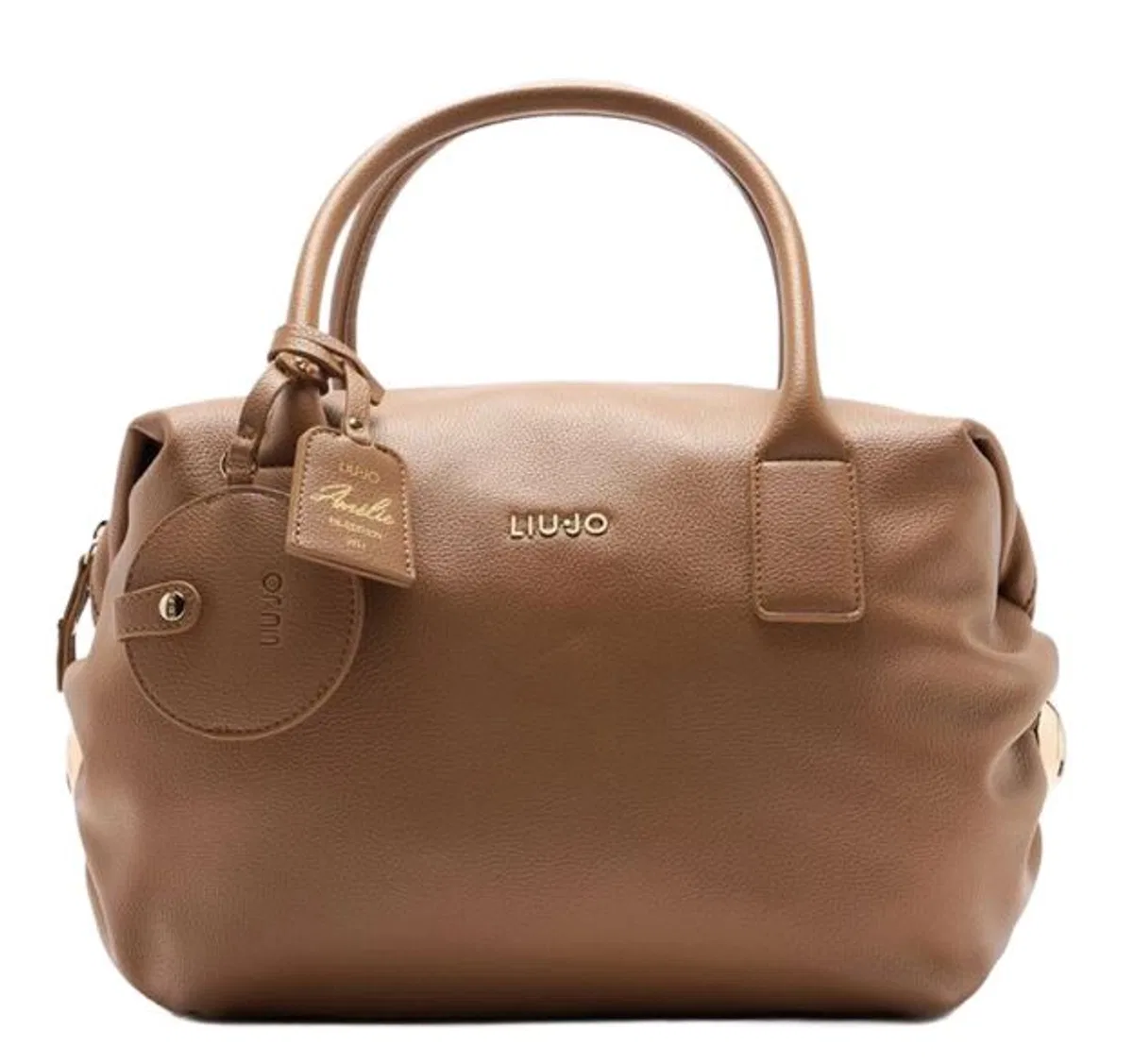 Liu Jo Suede Beige Leather Bag