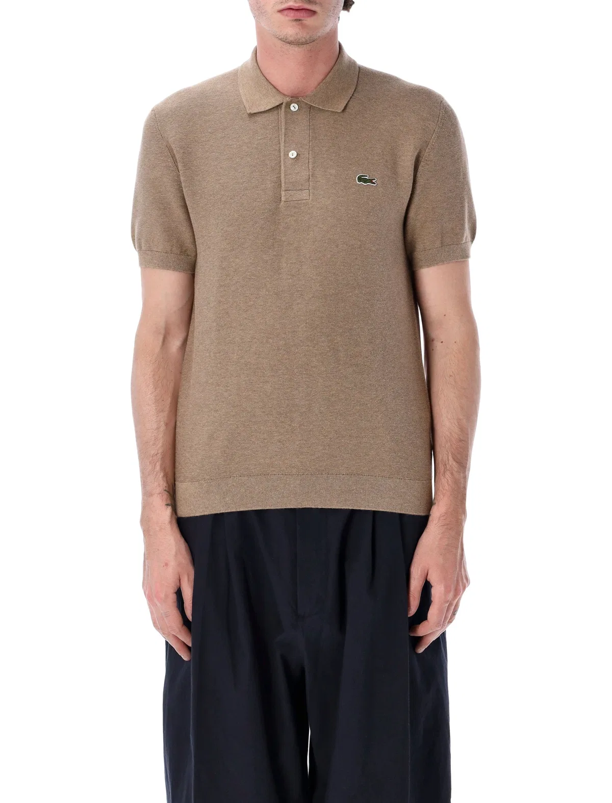 Lacoste Bouclé Knit Polo Classic Fit