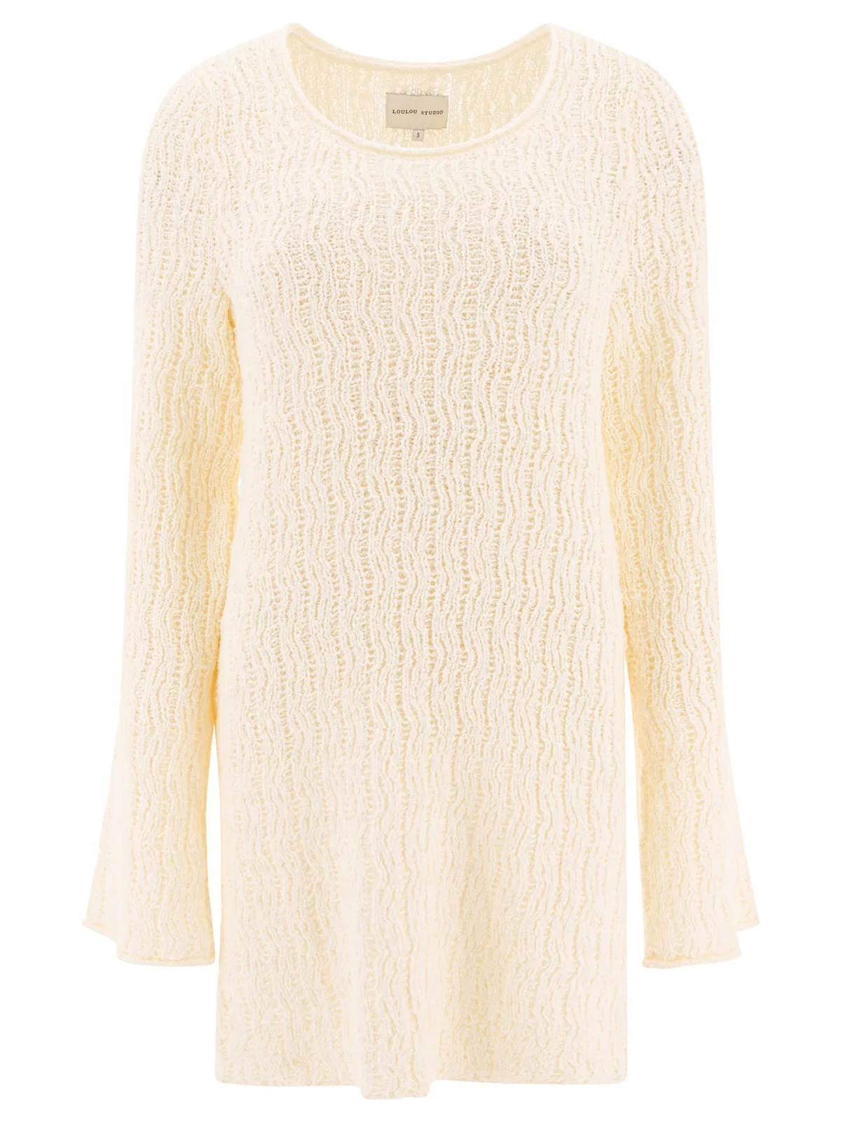 Loulou Studio White Polyester Dress