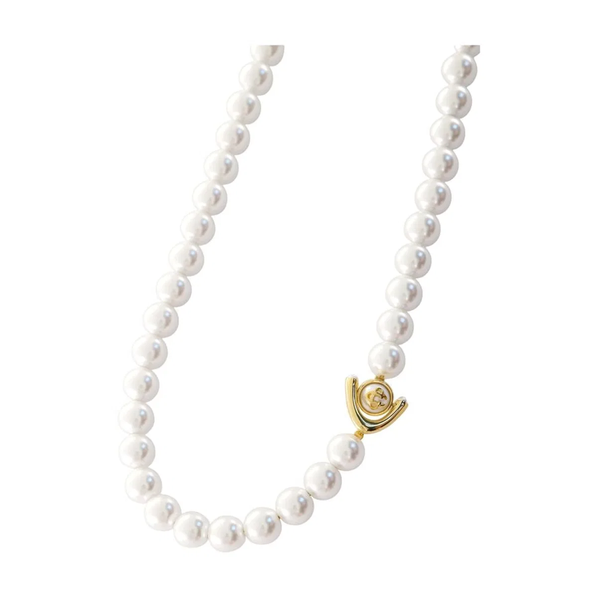 Casablanca Lotus Pearl Necklace