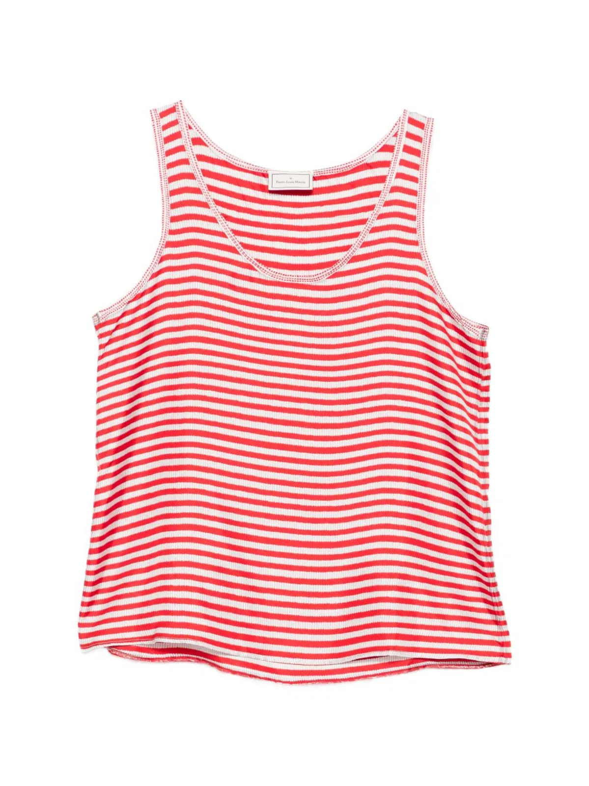 Pierre Louis Mascia Striped Silk Top