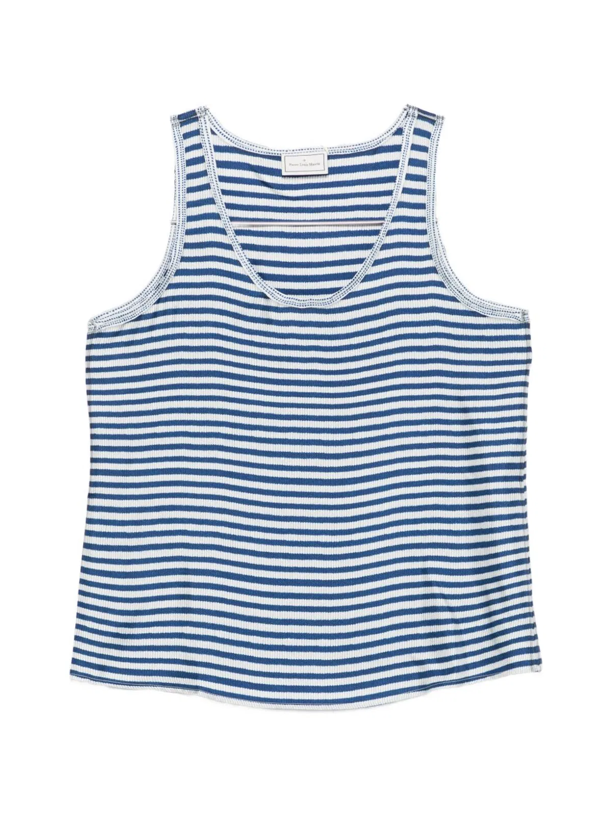 Pierre Louis Mascia Striped Silk Top