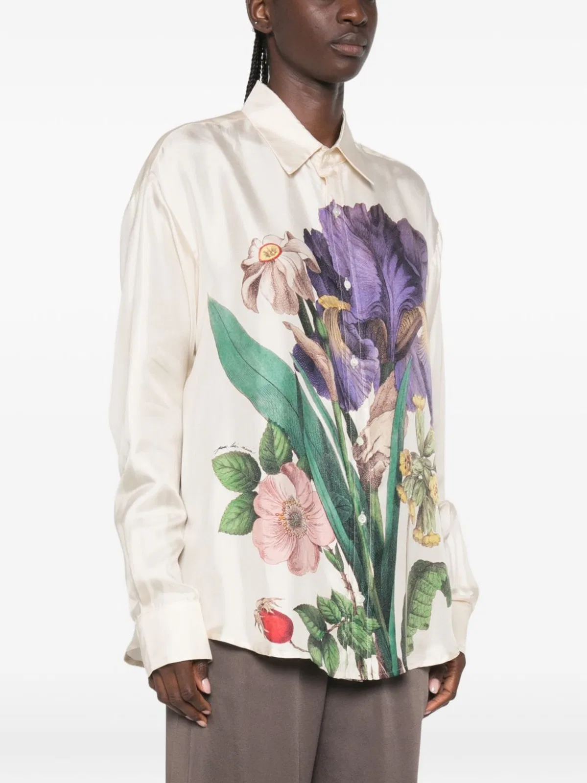Pierre Louis Mascia Printed Silk Shirt