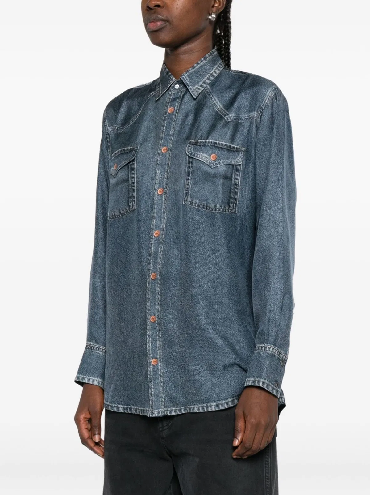 Pierre Louis Mascia Printed Silk Shirt