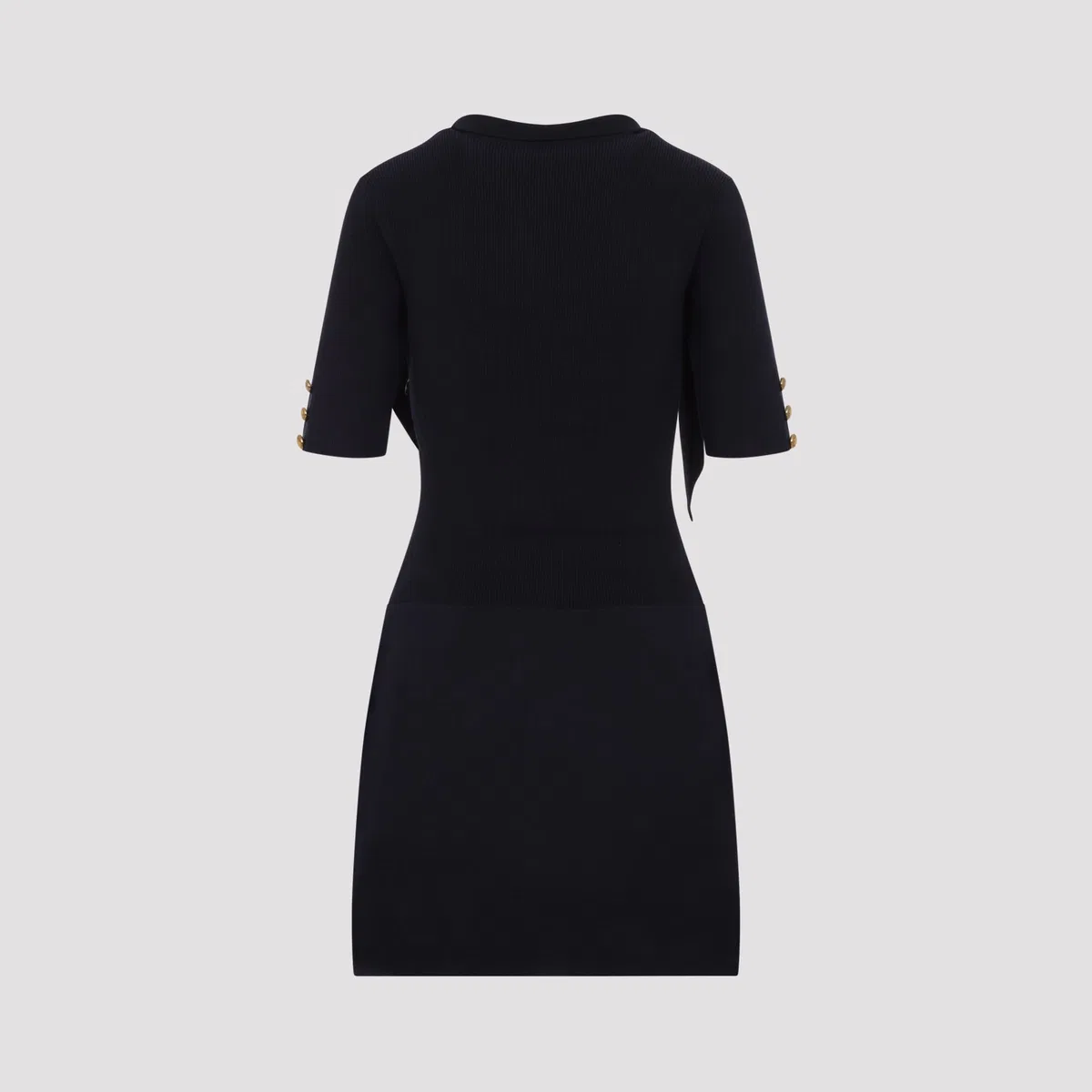 Elisabetta Franchi Blu Notte Knit Dress