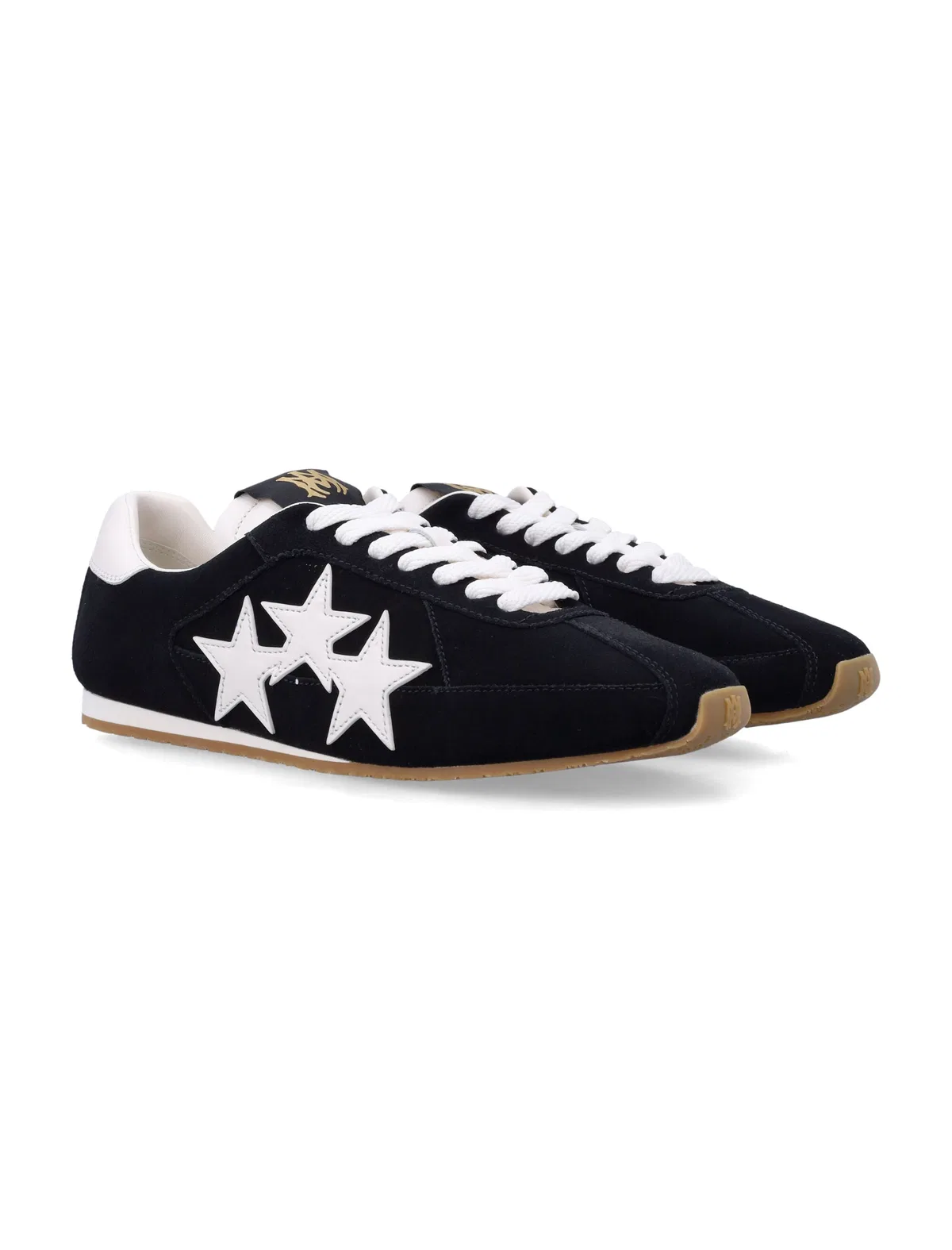 Amiri Pacific Flat Black Star Sneakers
