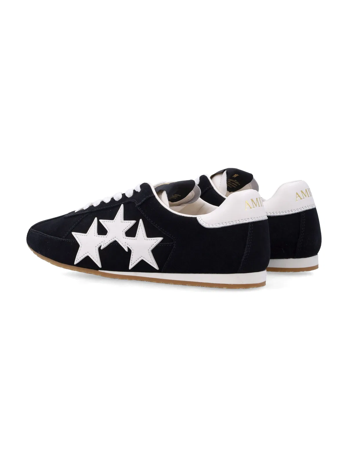 Amiri Pacific Flat Black Star Sneakers