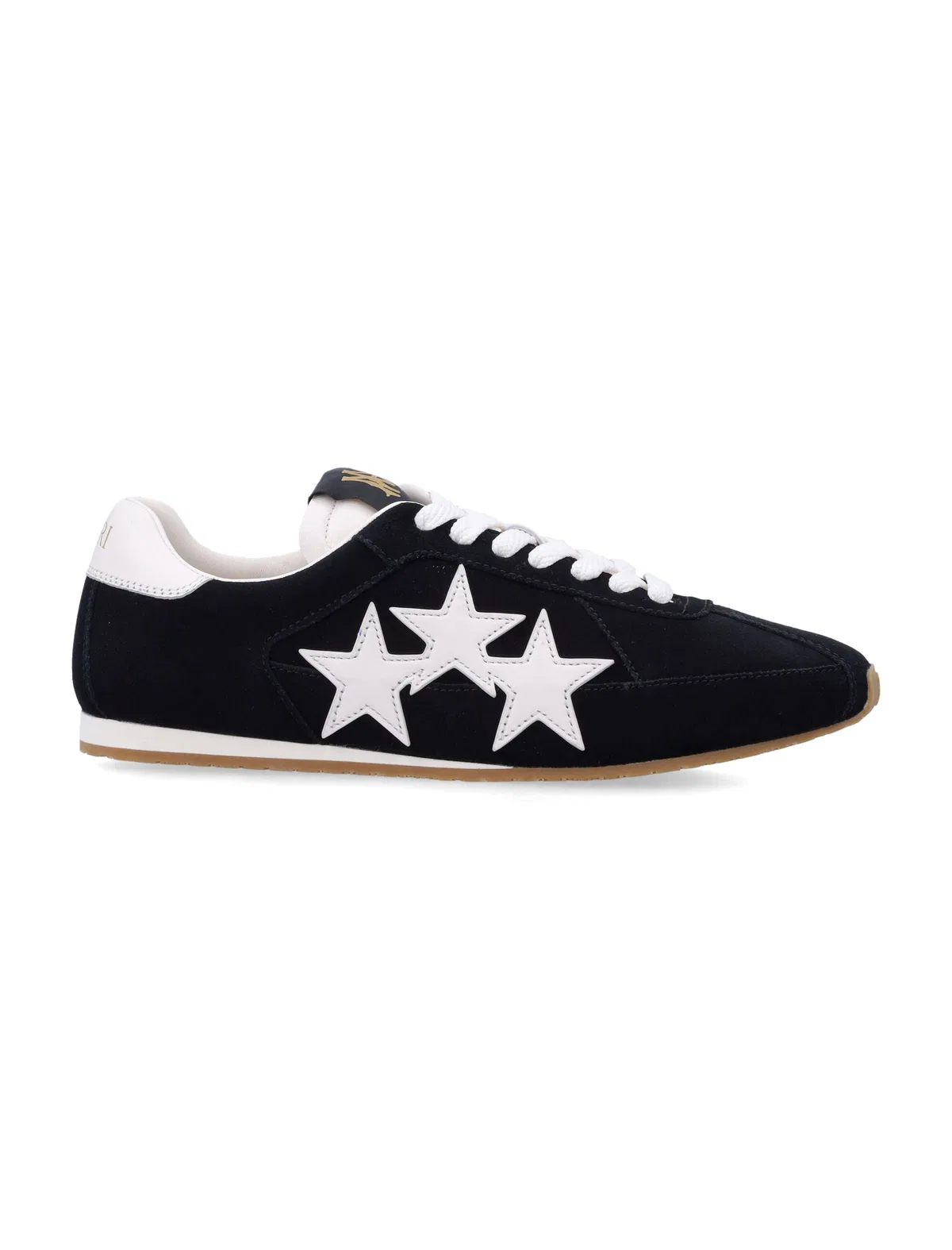 Amiri Pacific Flat Black Star Sneakers