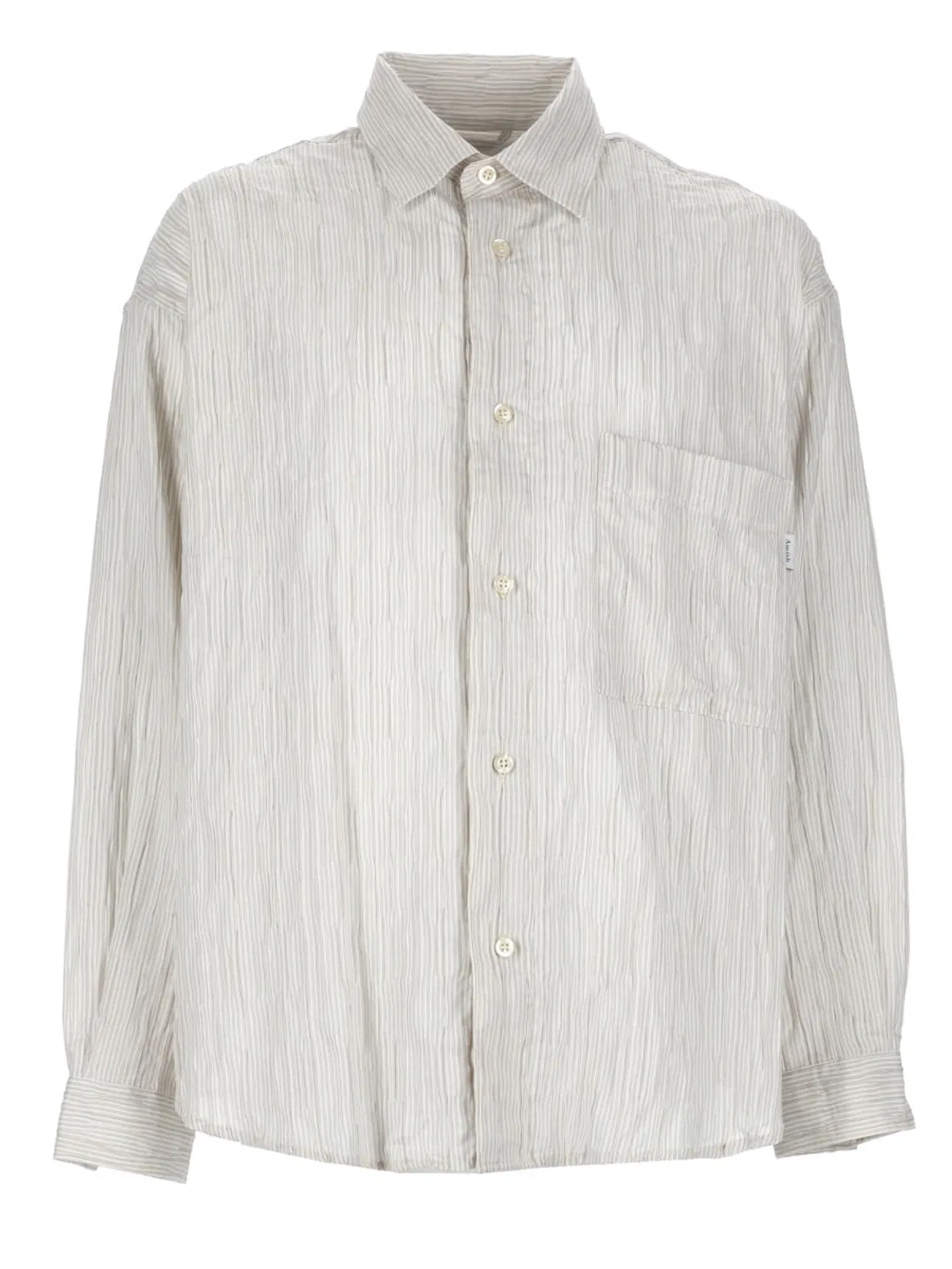 Amish Camicia In Cotone Crinckle