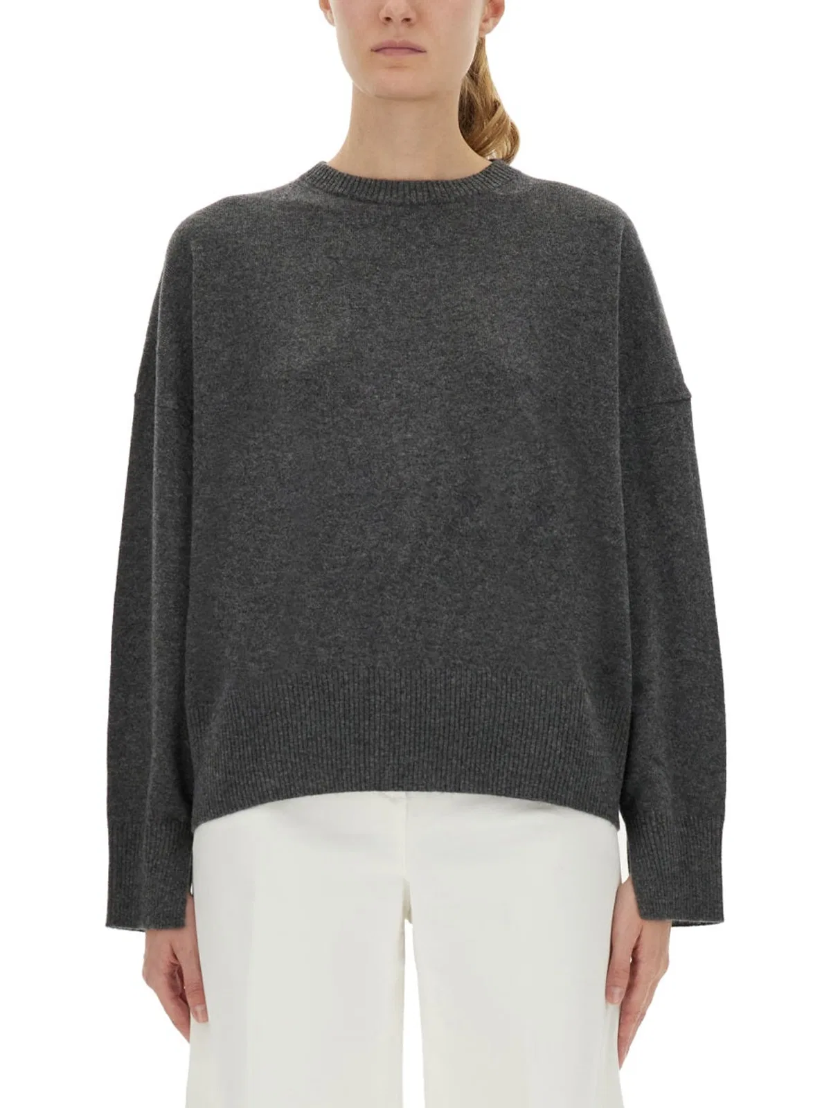 Loulou De Saison Charcoal Cashmere Sweater