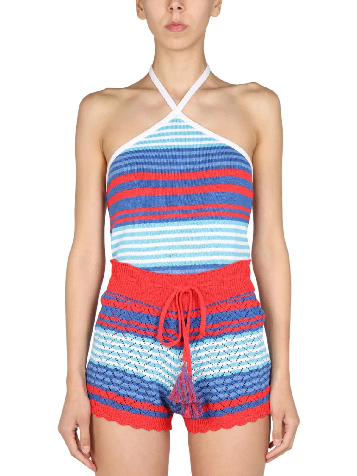 Gallo 1927 Striped Pattern Top