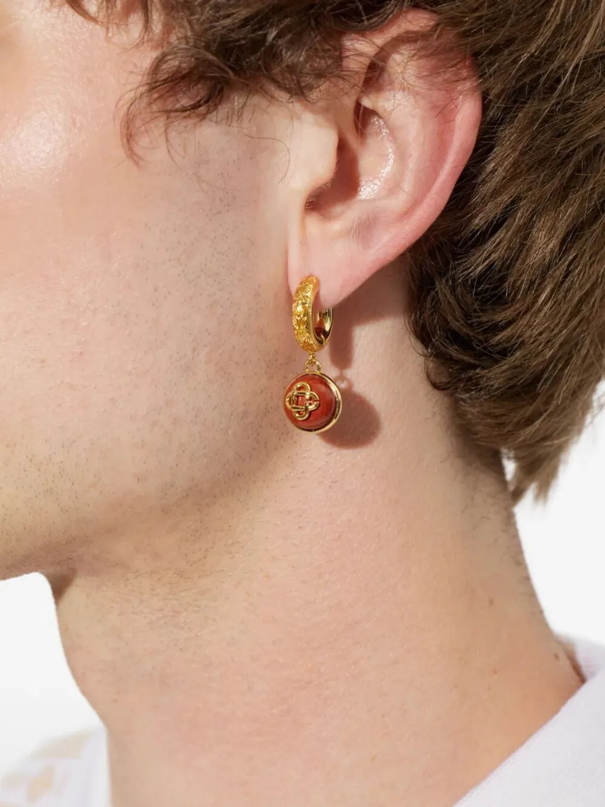 Casablanca "Sphere" Ear Hoops