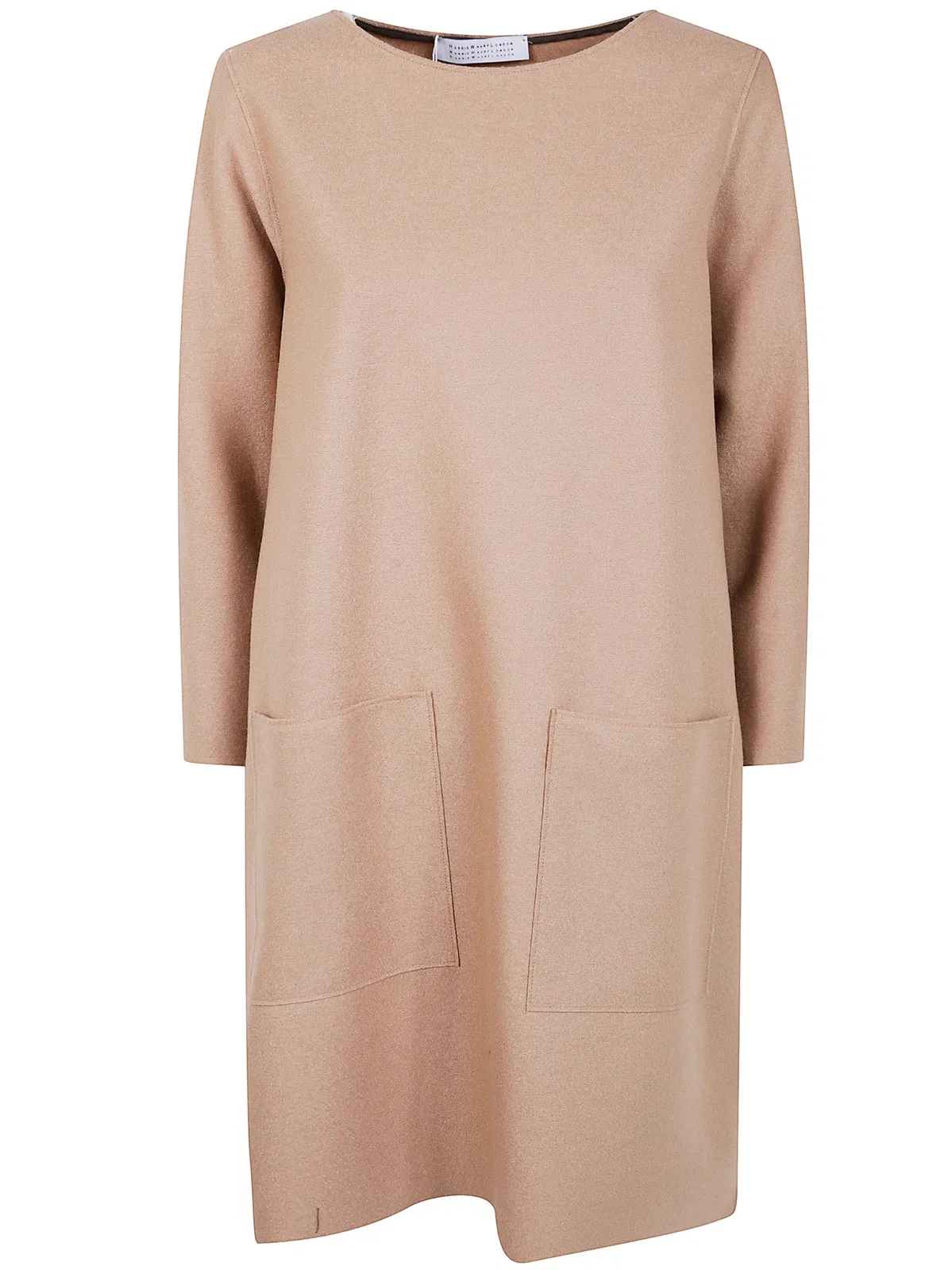 Harris Wharf London Women Geometric Dress With Pockets Light