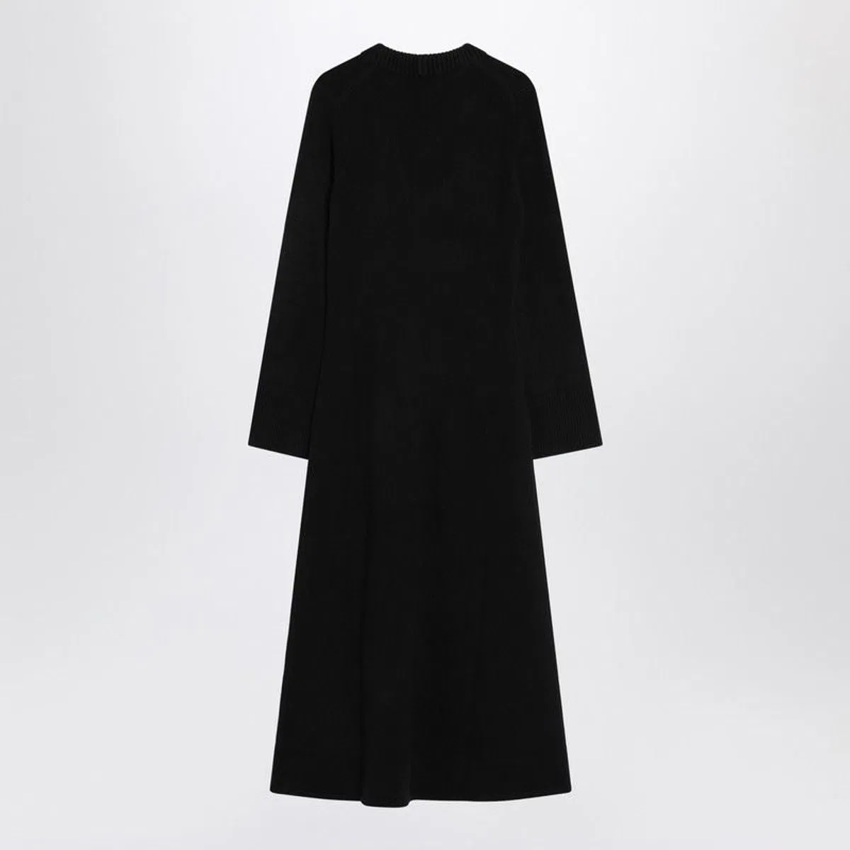 Loulou Studio Long Black Ari Knit Dress