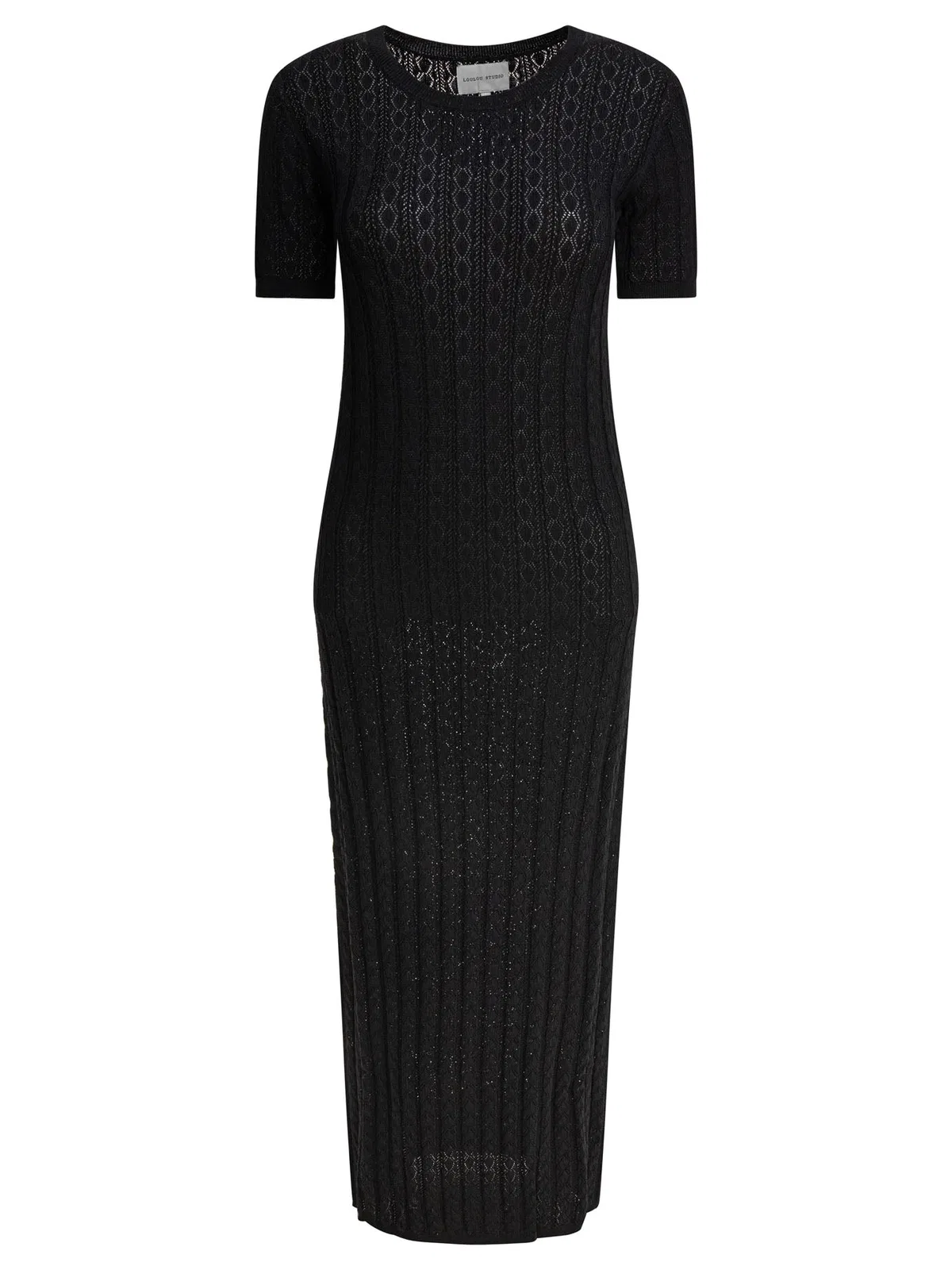 Loulou Studio Black Elastane Dress